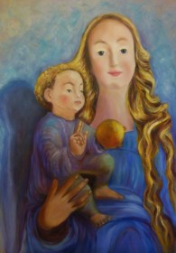 Krakauer Madonna
<br>70 x 50 cm
</br>