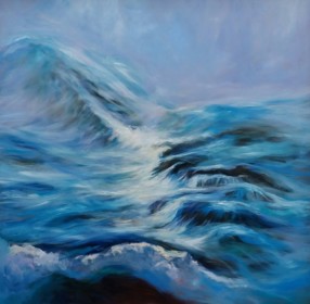 La Mer II 
<br>80 x 80 cm
</br>