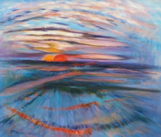 Nuages et Vagues
<br>70 x 80 cm
</br>